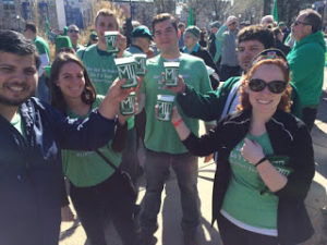 The Marc Lopez Firm Attends the 2016 St. Patrick's Day Parade in Indianapolis.
