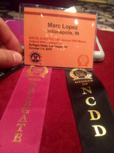 Attorney Marc Lopez is an Indiana Delegate to the National College of DUI Defense. 