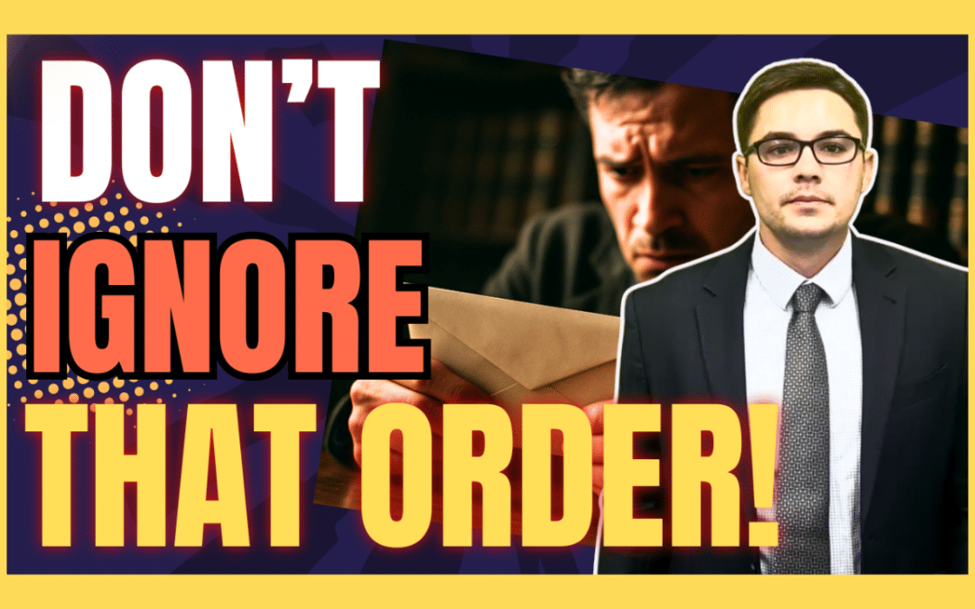 Served With a Protective Order in Indiana? Don’t Panic. Get a Plan.