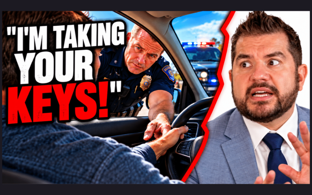 What should you do if a police officer reaches into your car in Indiana?
